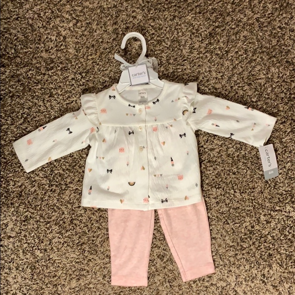 NWT Carter’s Pants and Shirt